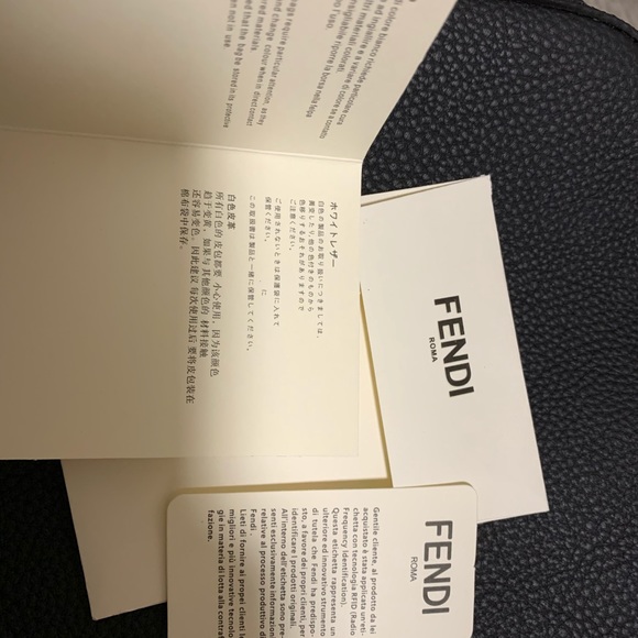 Black Fendi backpack main image 7